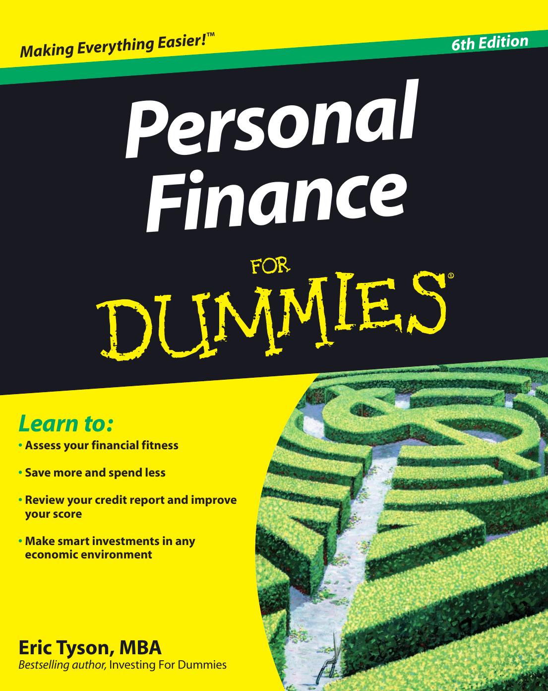 Personal Finance For Dummies (repost) by Eric Tyson
