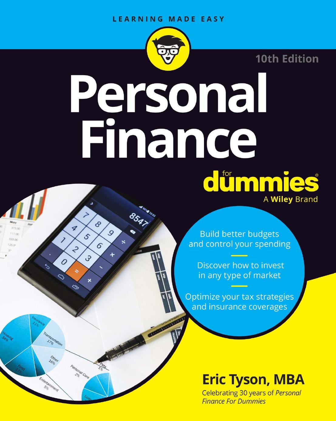 Personal Finance For Dummies [Team-IRA] (True PDF) by Eric Tyson