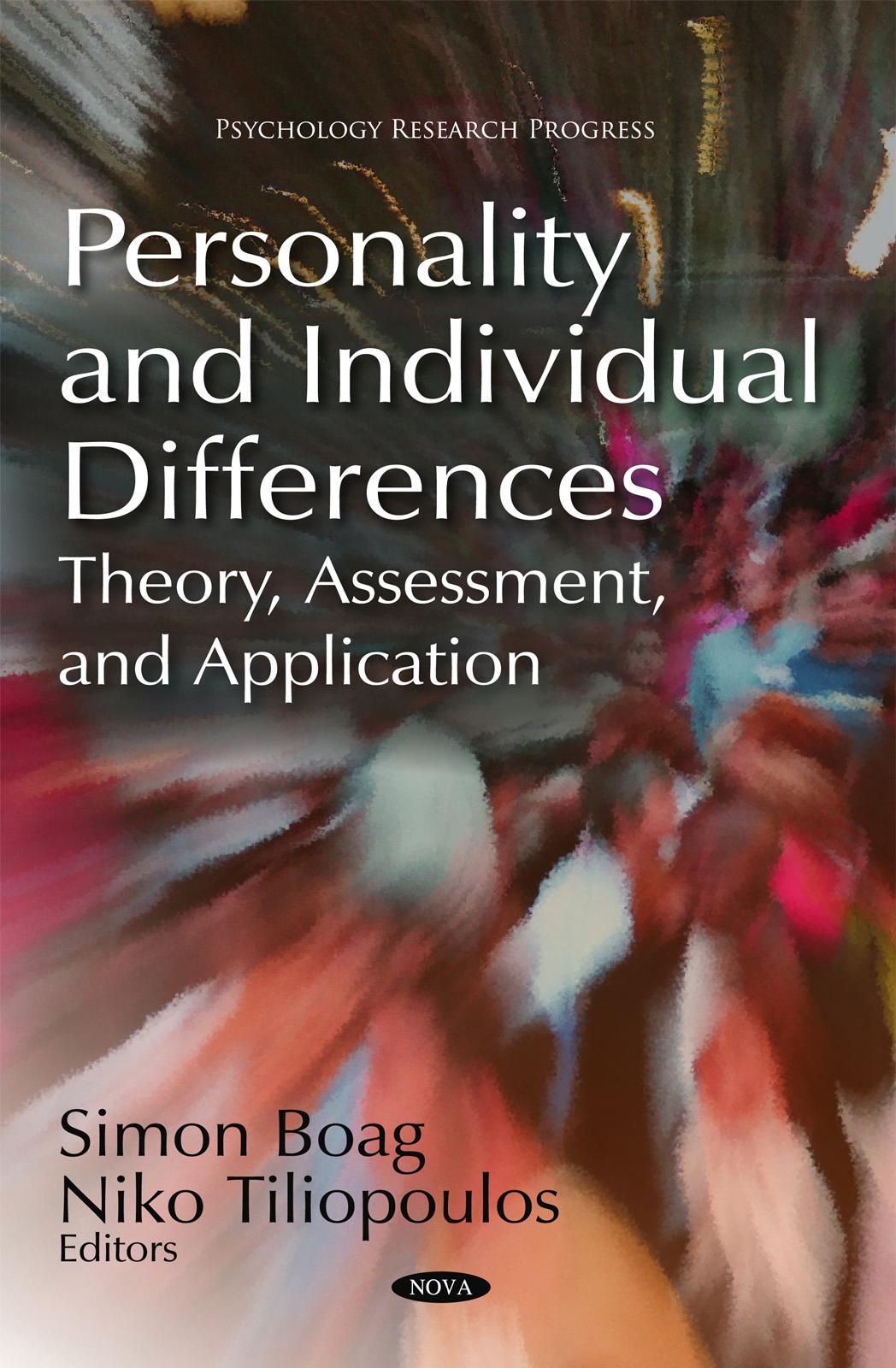 Personality and Individual Differences by Tiliopoulos Niko. Boag Simon