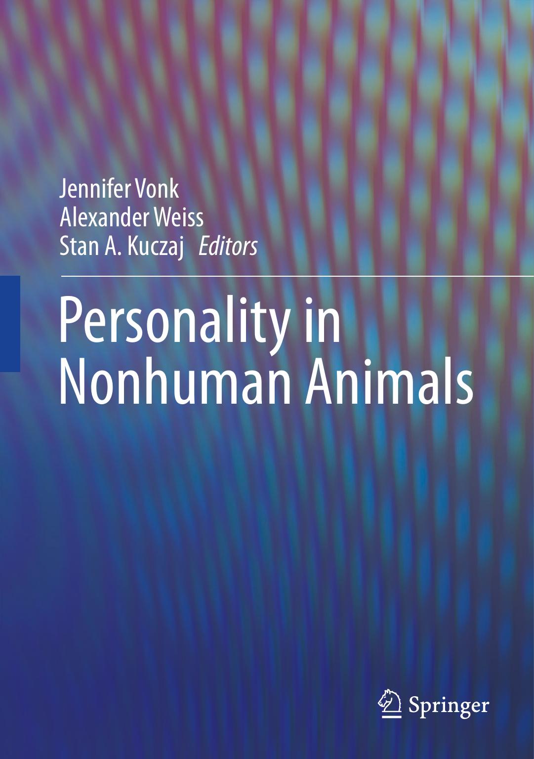 Personality in Nonhuman Animals by Unknow
