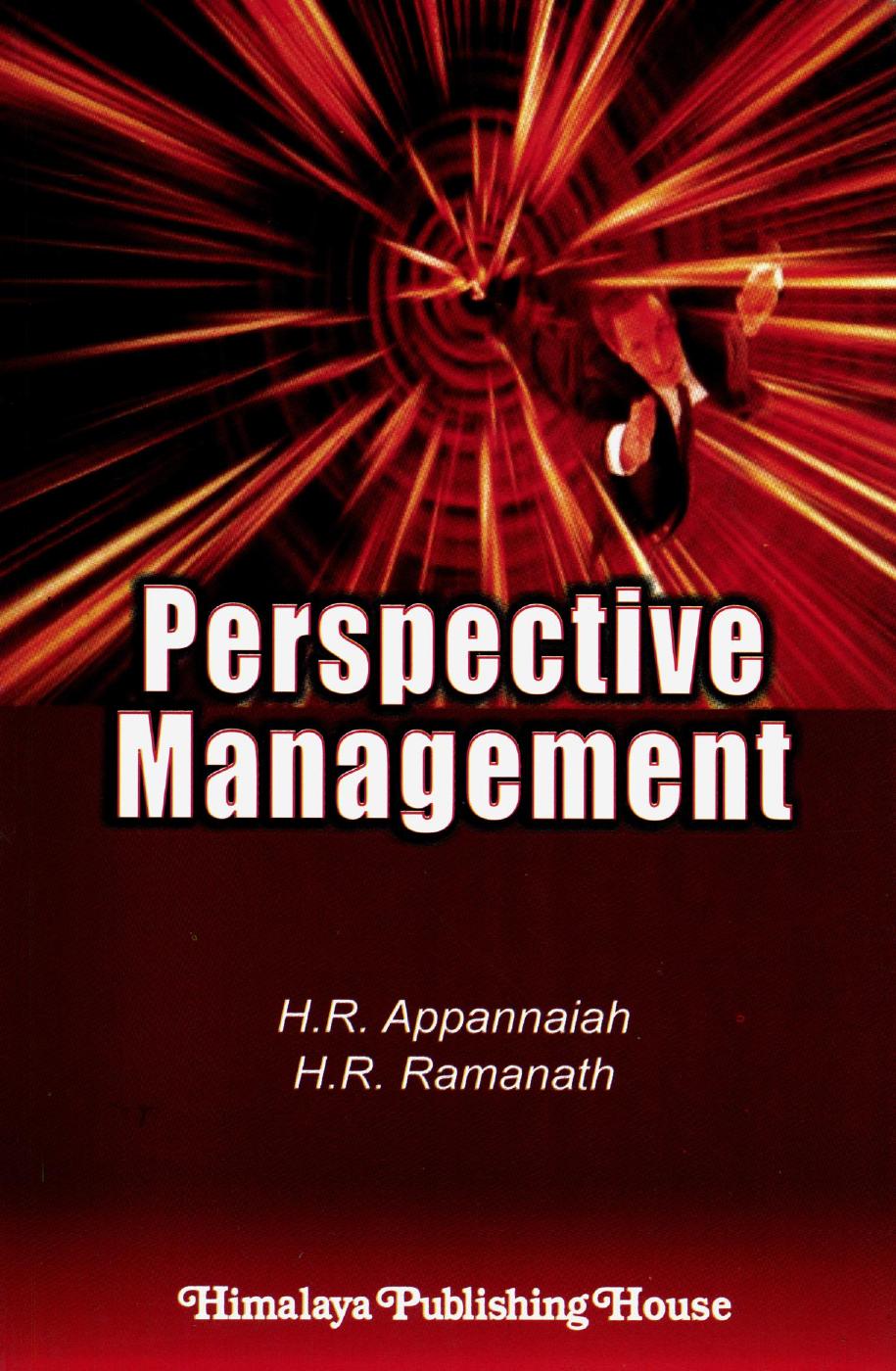 Perspective Management by H.R. Appannaiah; H.R. Ramanath