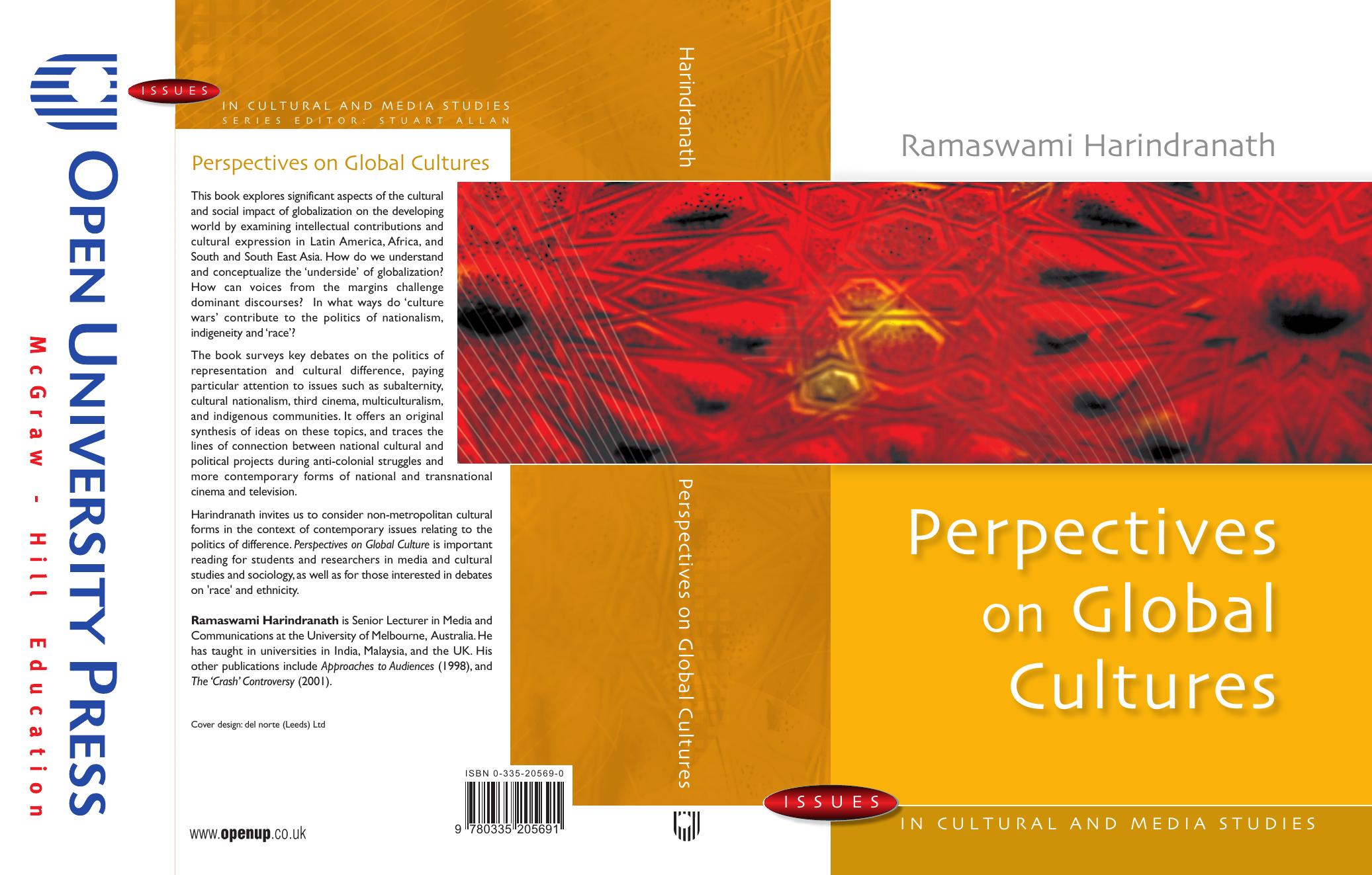 Perspectives on Global Cultures (Issues in Cultural and Media Studies) by Ramaswami Harindranath