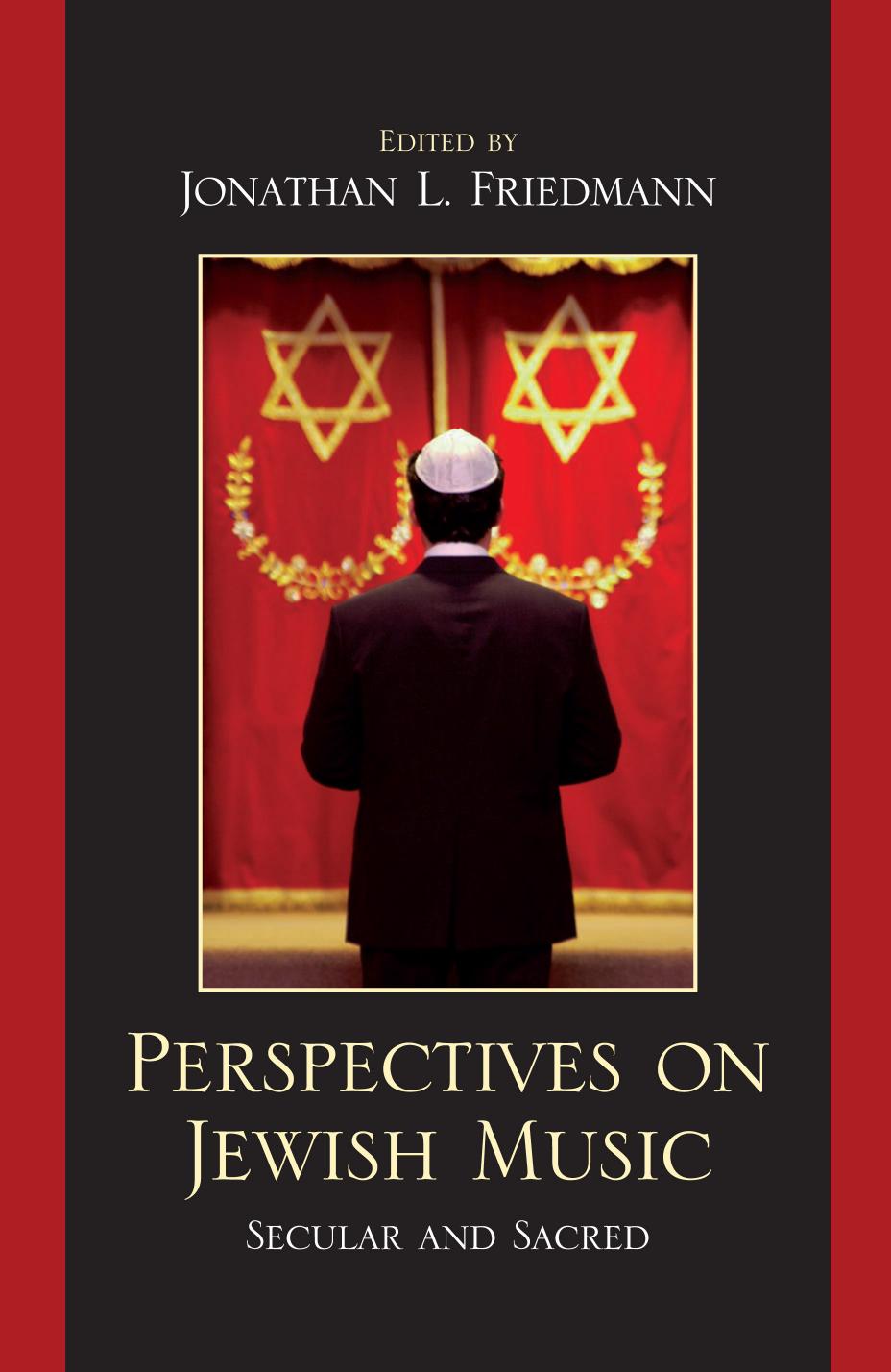 Perspectives on Jewish Music by Friedmann Jonathan L