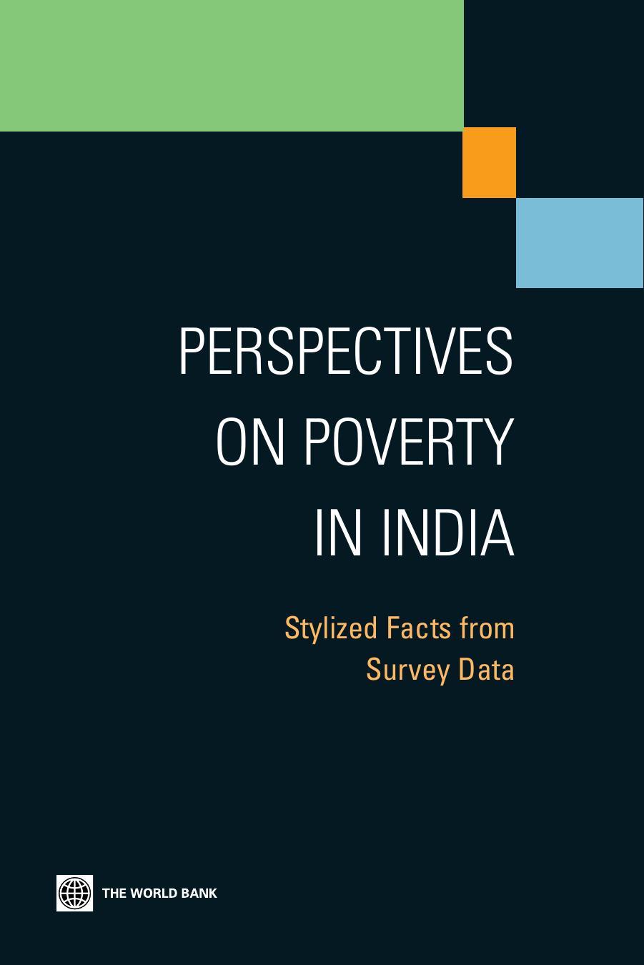 Perspectives on Poverty in India by The World Bank