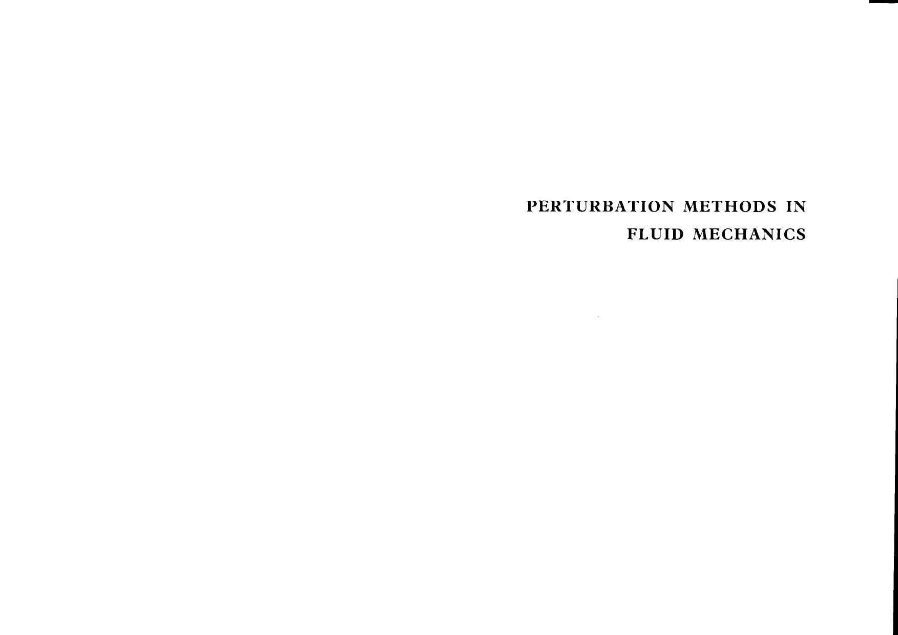 Perturbation methods in fluid mechanics by by Milton Van Dyke