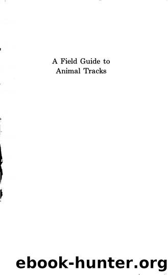 Peterson Field Guide to Animal Tracks 2Nd Ed. by Unknown