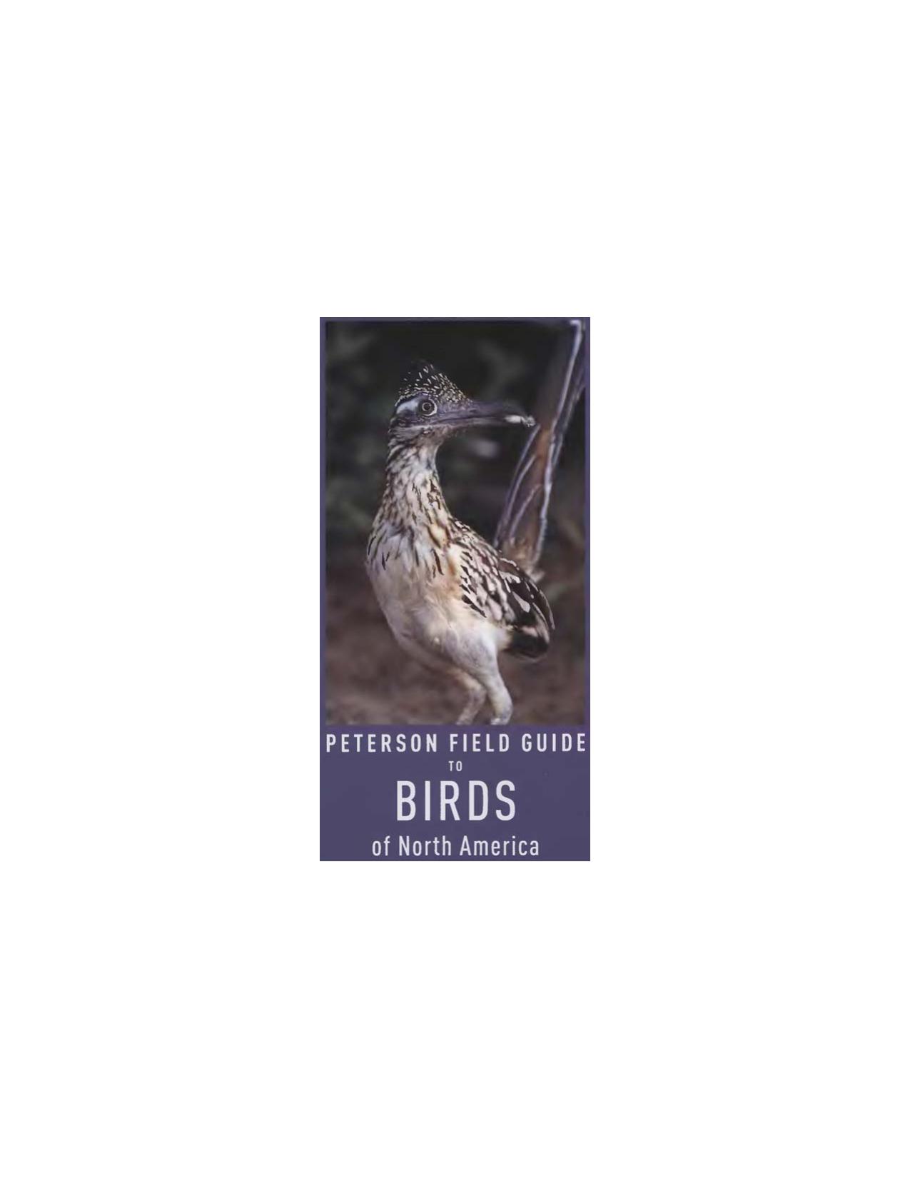 Peterson Field Guide to Birds of North America by Roger Tory Peterson