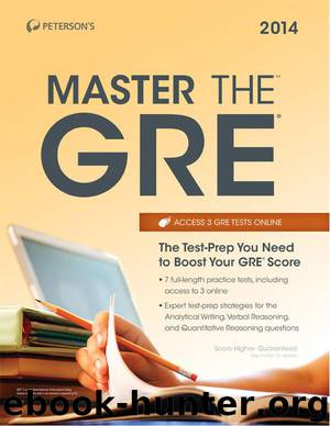 Peterson's Master the GRE 2014 by Moran Margaret