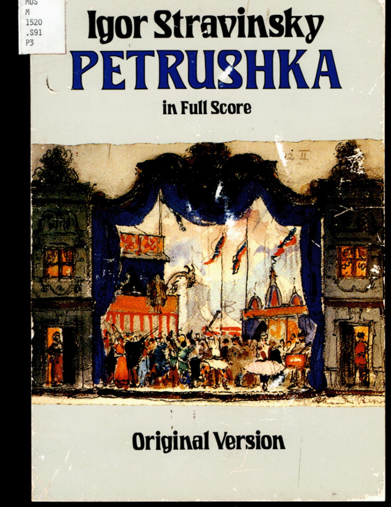 Petrushka in Full Score: Original Version by Igor Stravinsky