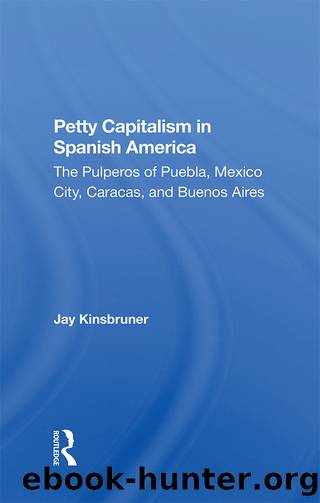 Petty Capitalism in Spanish America: The Pulperos of Puebla, Mexico City, Caracas, and Buenos Aires by Jay Kinsbruner