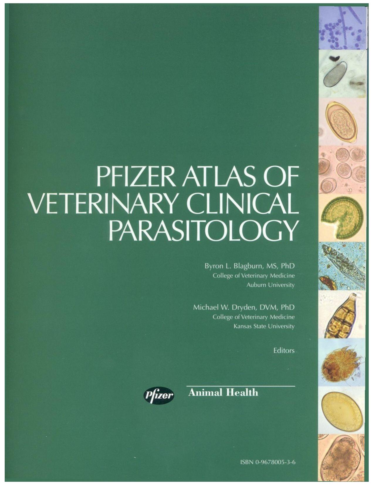 Pfizer atlas of veterinary clinical parasitology by Byron L Blagburn