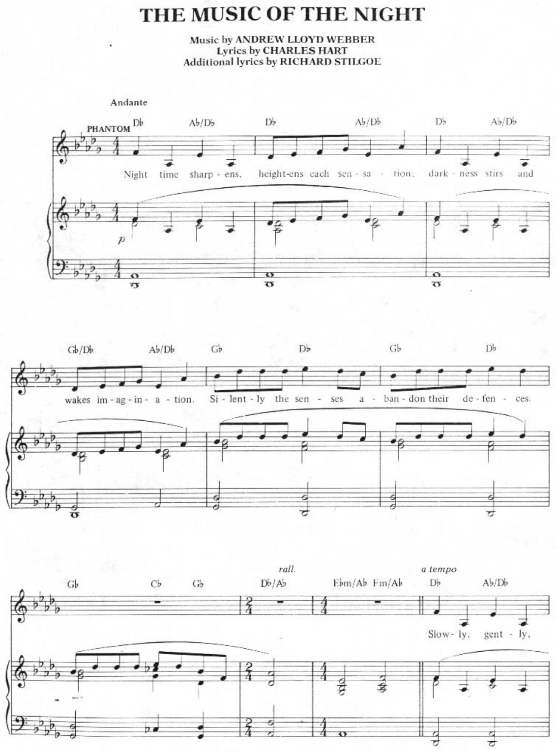 Phantom Of The Opera by Music Of The Night