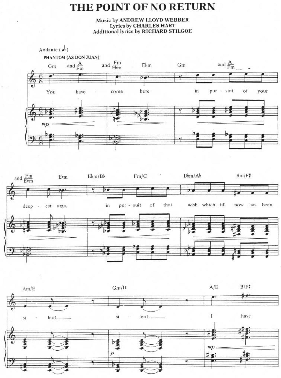 Phantom Of The Opera by Point Of No Return