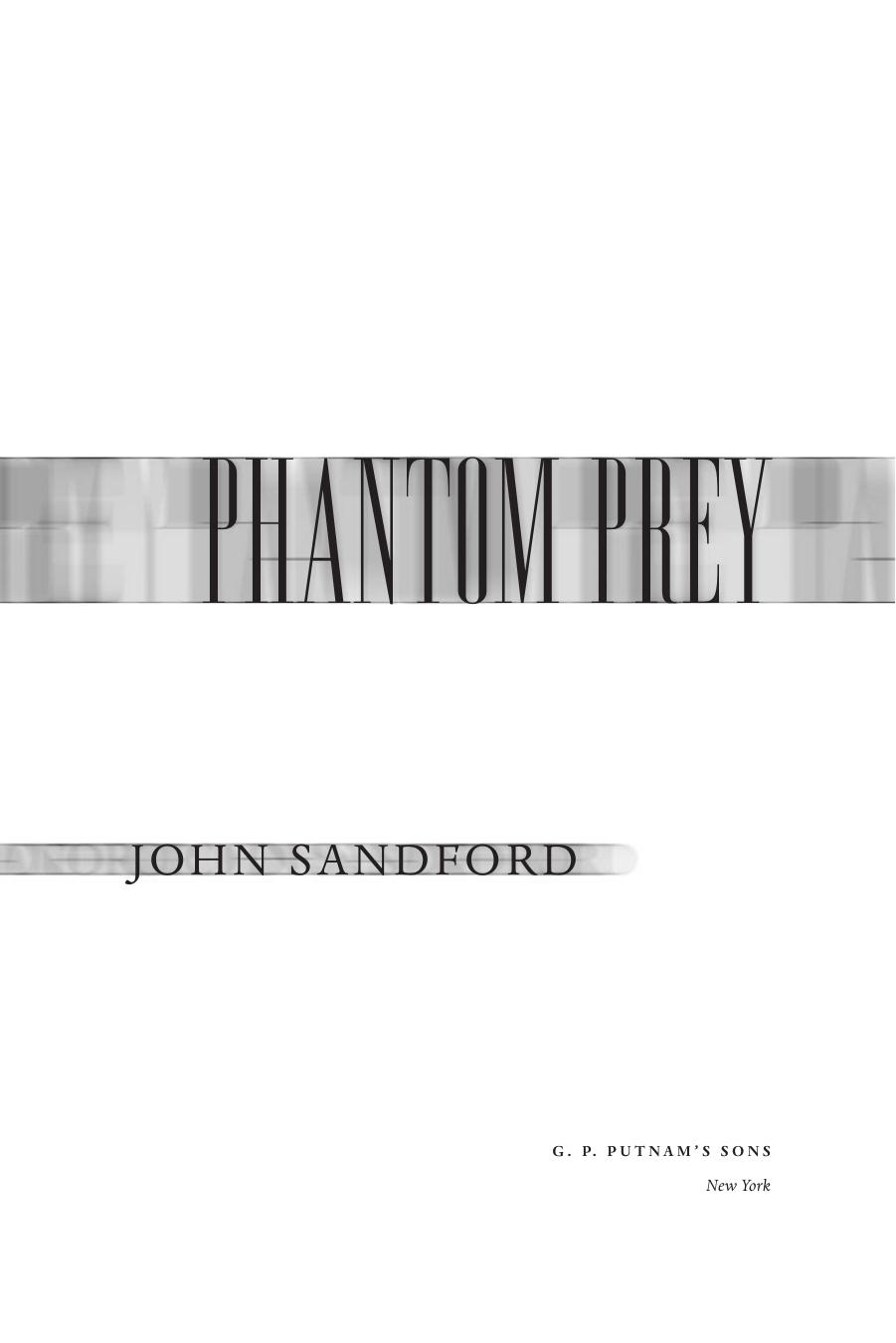 Phantom Prey by John Sandford