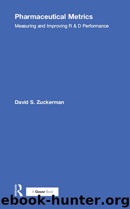 Pharmaceutical Metrics by David S. Zuckerman