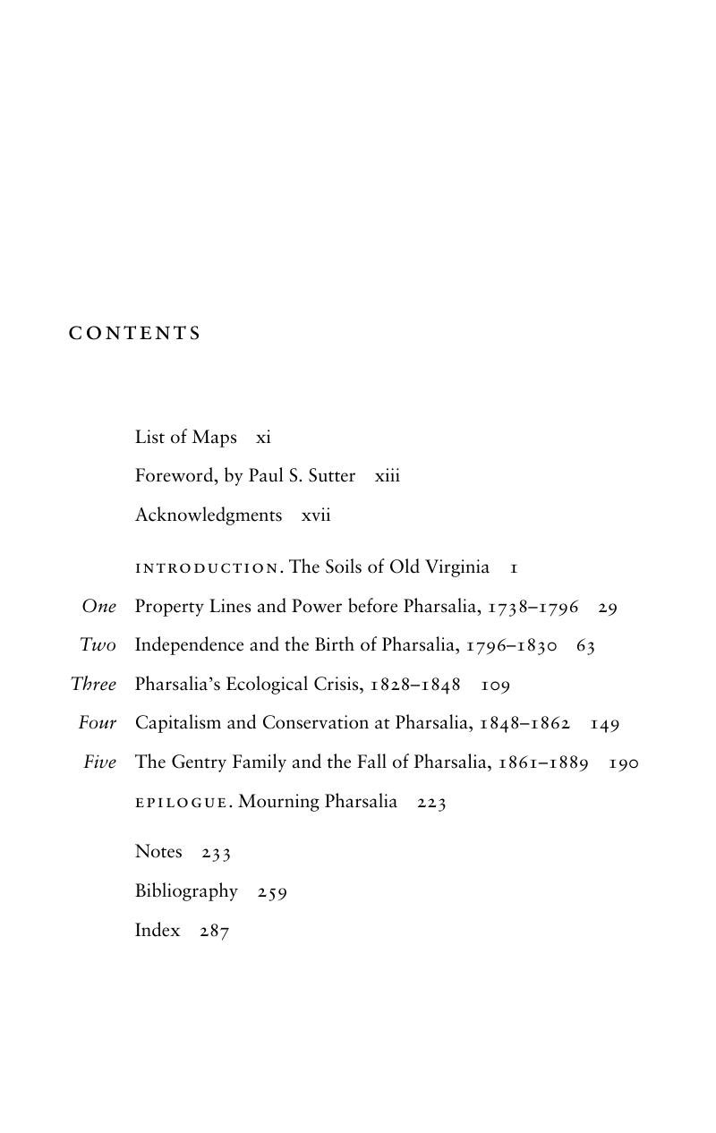 Pharsalia: An Environmental Biography of a Southern Plantation, 1780-1880 by Lynn A. Nelson