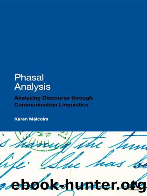 Phasal Analysis by Malcolm Karen;