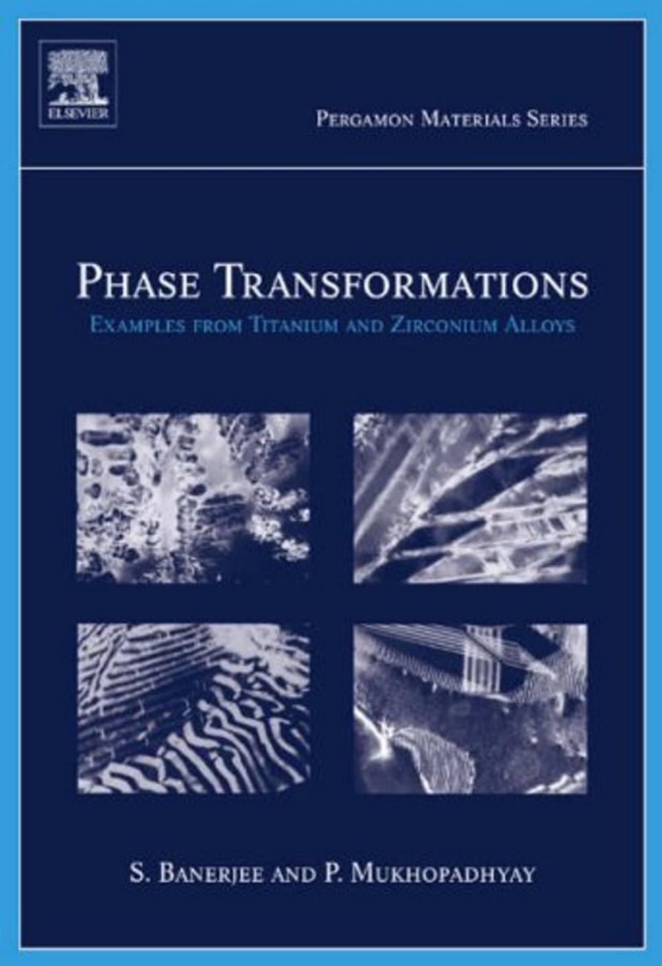 Phase Transformations Examples From Titanium And Zirconium Alloys Pergamon Materials Series by Unknown