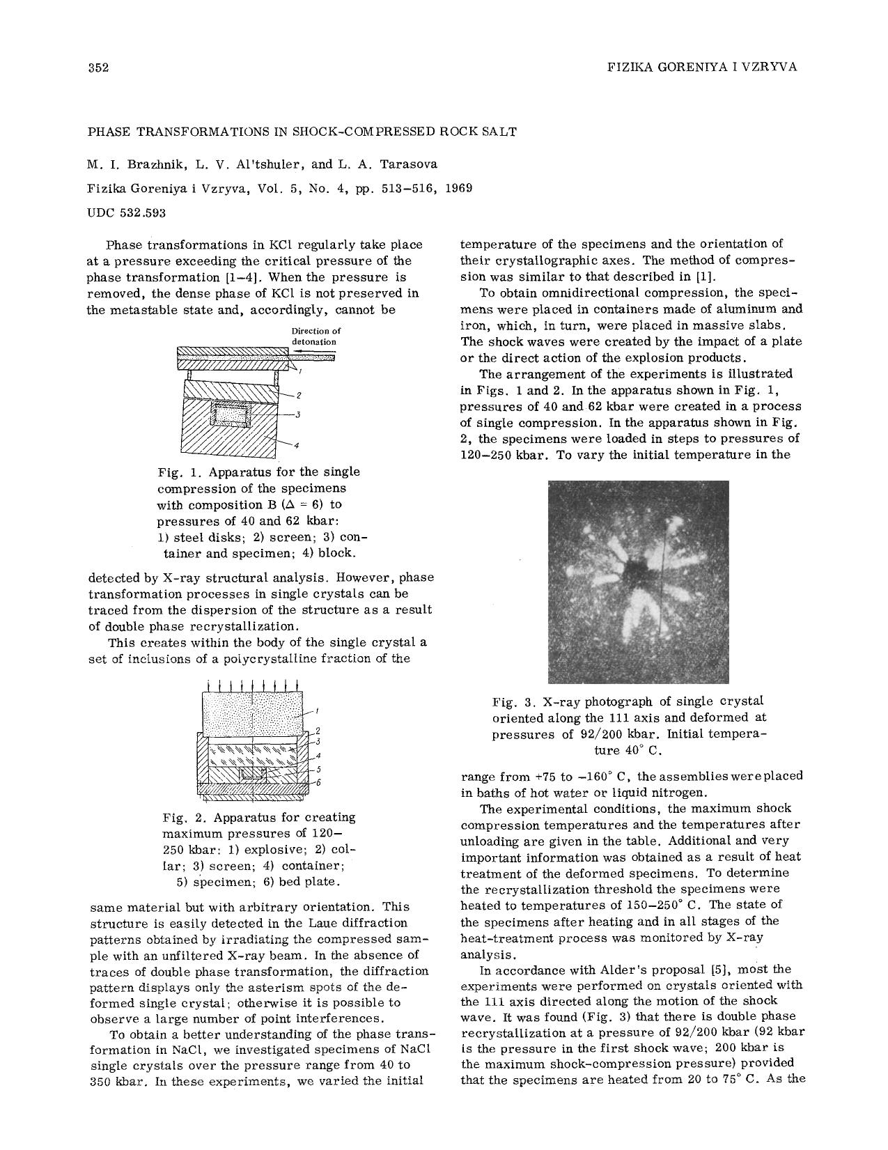 Phase transformations in shock-compressed rock salt by Unknown