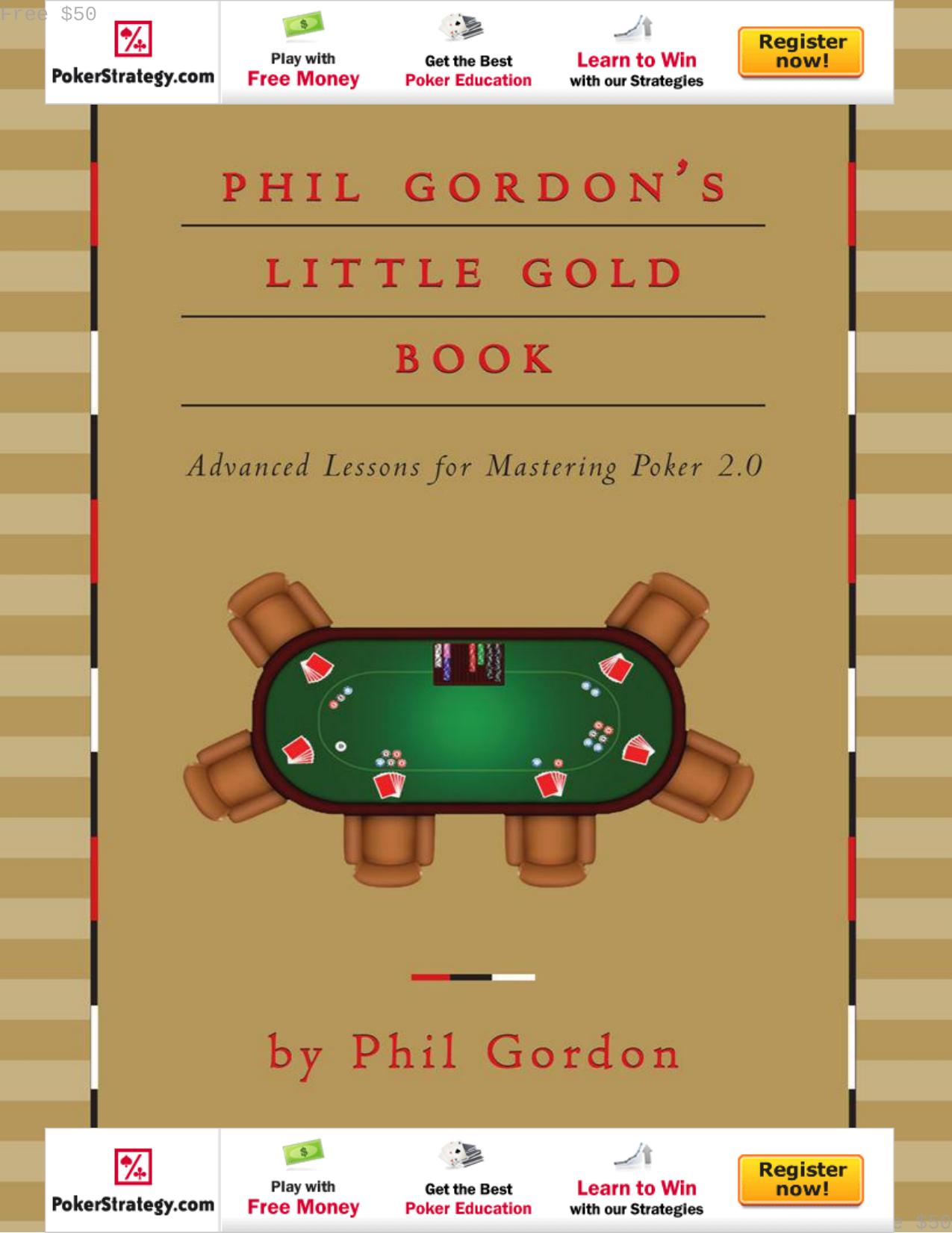 Phil Gordon's Little Gold Book by Gordon Phil