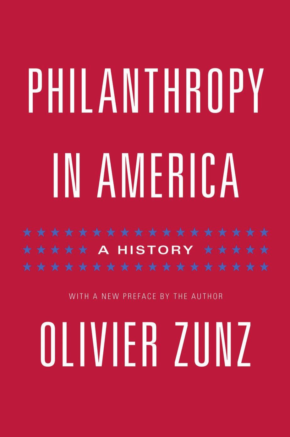 Philanthropy in America by Zunz Olivier
