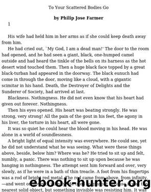 Philip Jose Farmer - Riverworld 01 by To Your Scattered Bodies Go