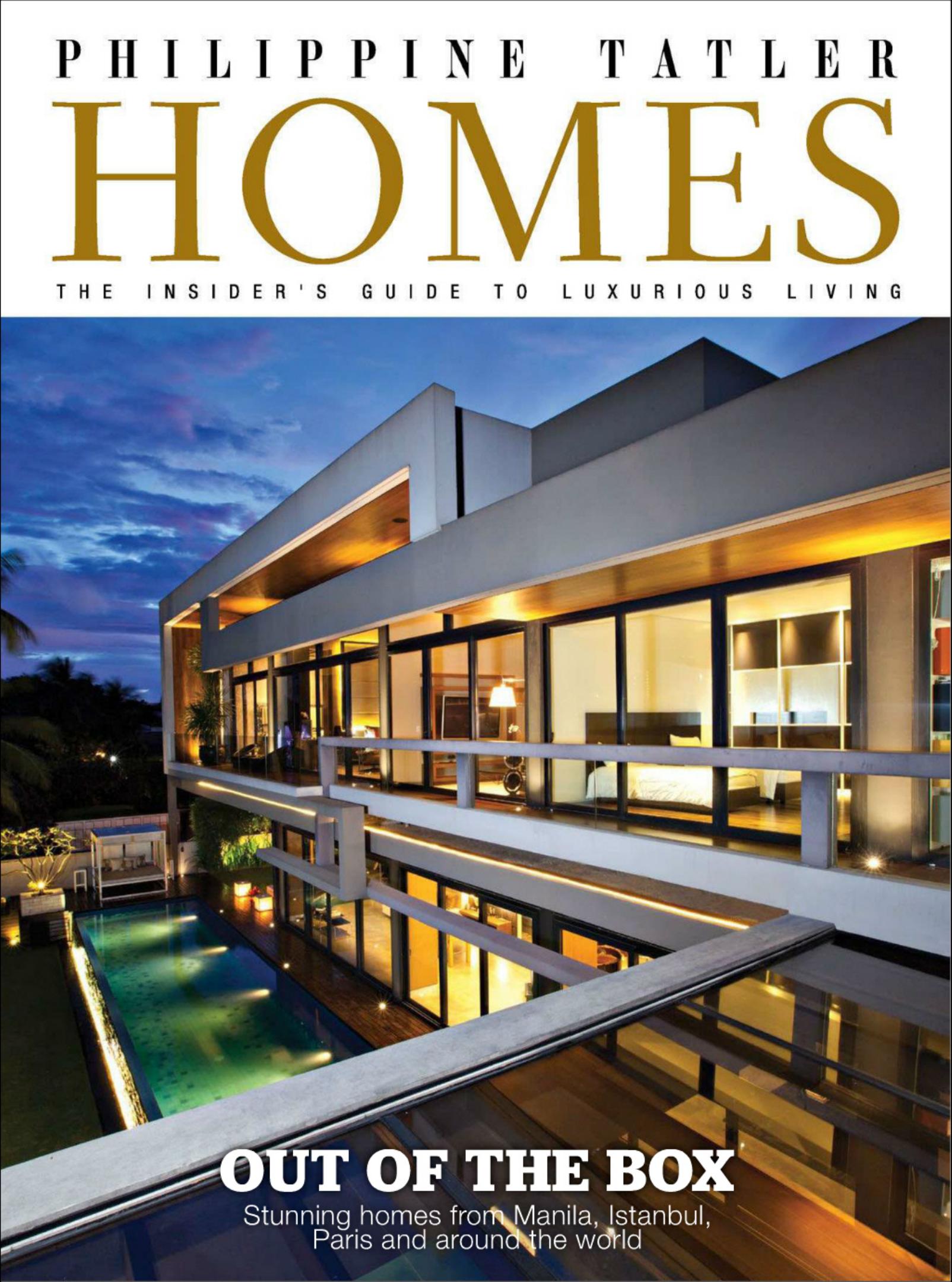 Philippine Tatler Homes Magazine Vol.4 by Unknow