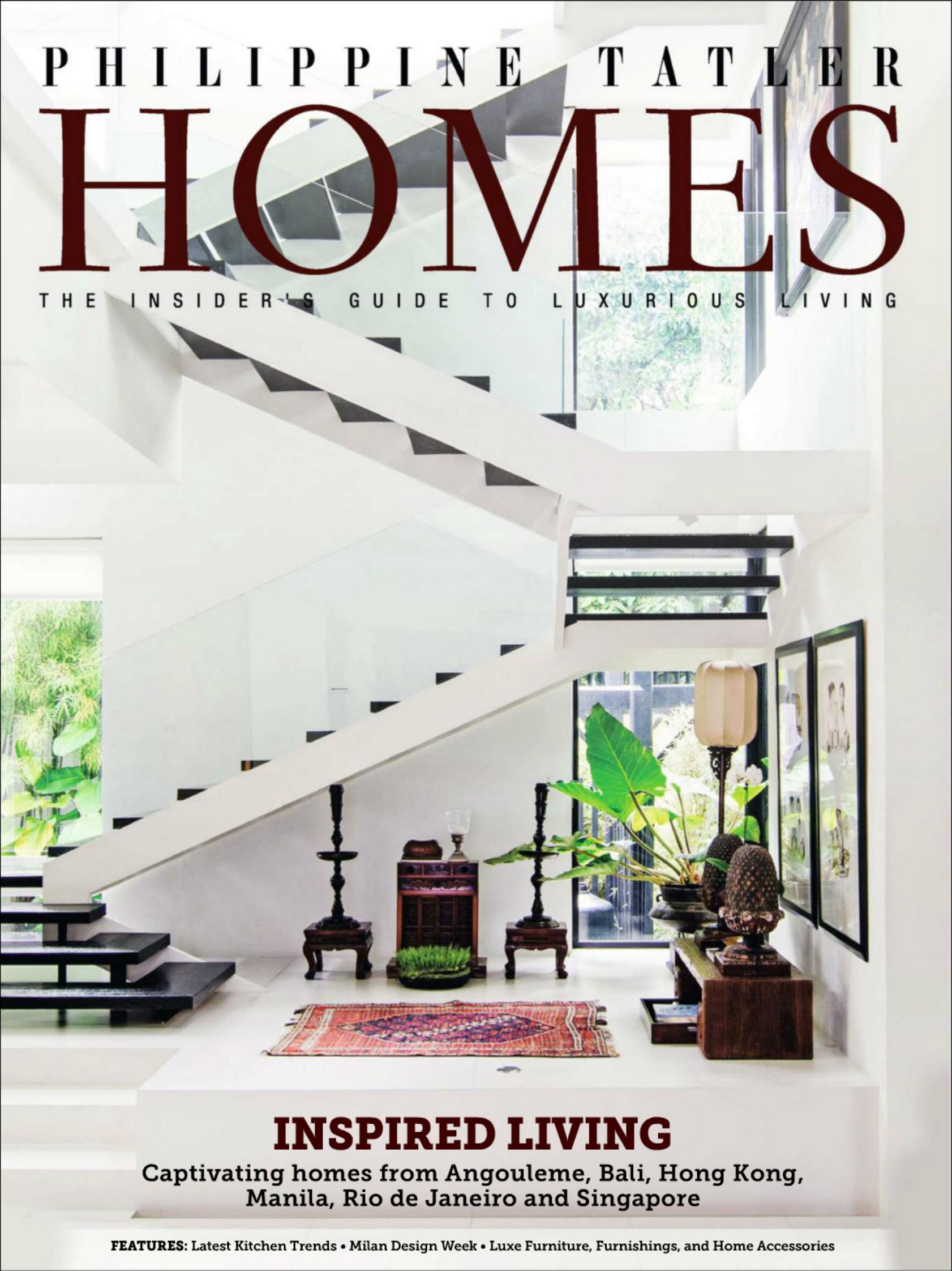 Philippine Tatler Homes Magazine Vol.6 by Unknow