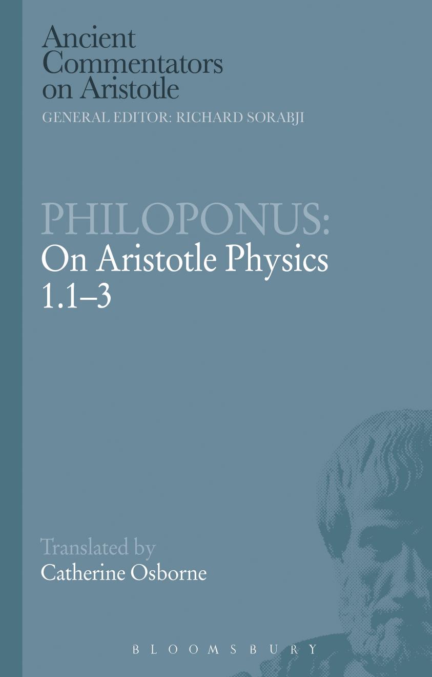 Philoponus : on Aristotle physics 1.1-3 by Catherine Osborne Catherine Osborne Catherine Osborne