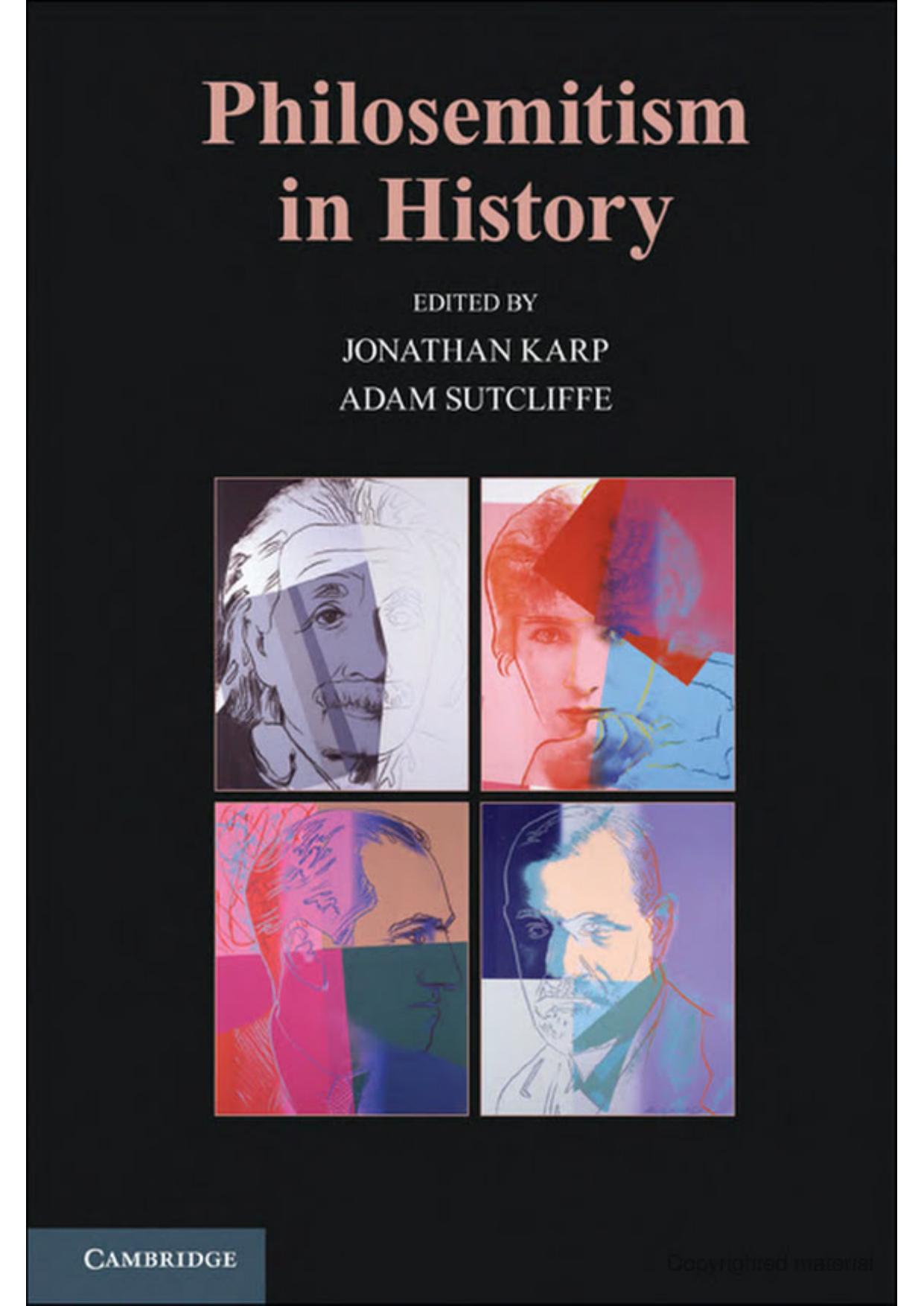 Philosemitism in History by Jonathan Karp and Adam Sutcliffe (eds.)