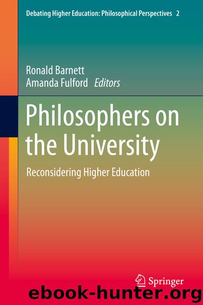 Philosophers on the University by Ronald Barnett & Amanda Fulford