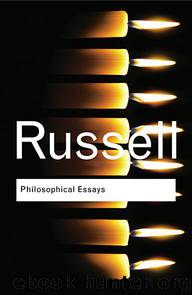Philosophical Essays by Russell Bertrand