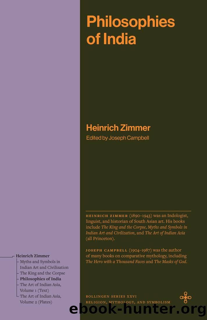 Philosophies of India by Heinrich Zimmer