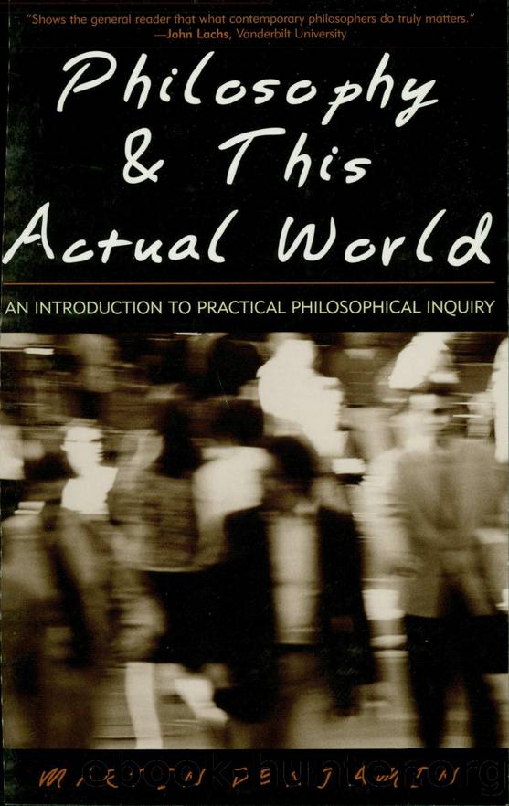 Philosophy & This Actual World by Benjamin Martin;