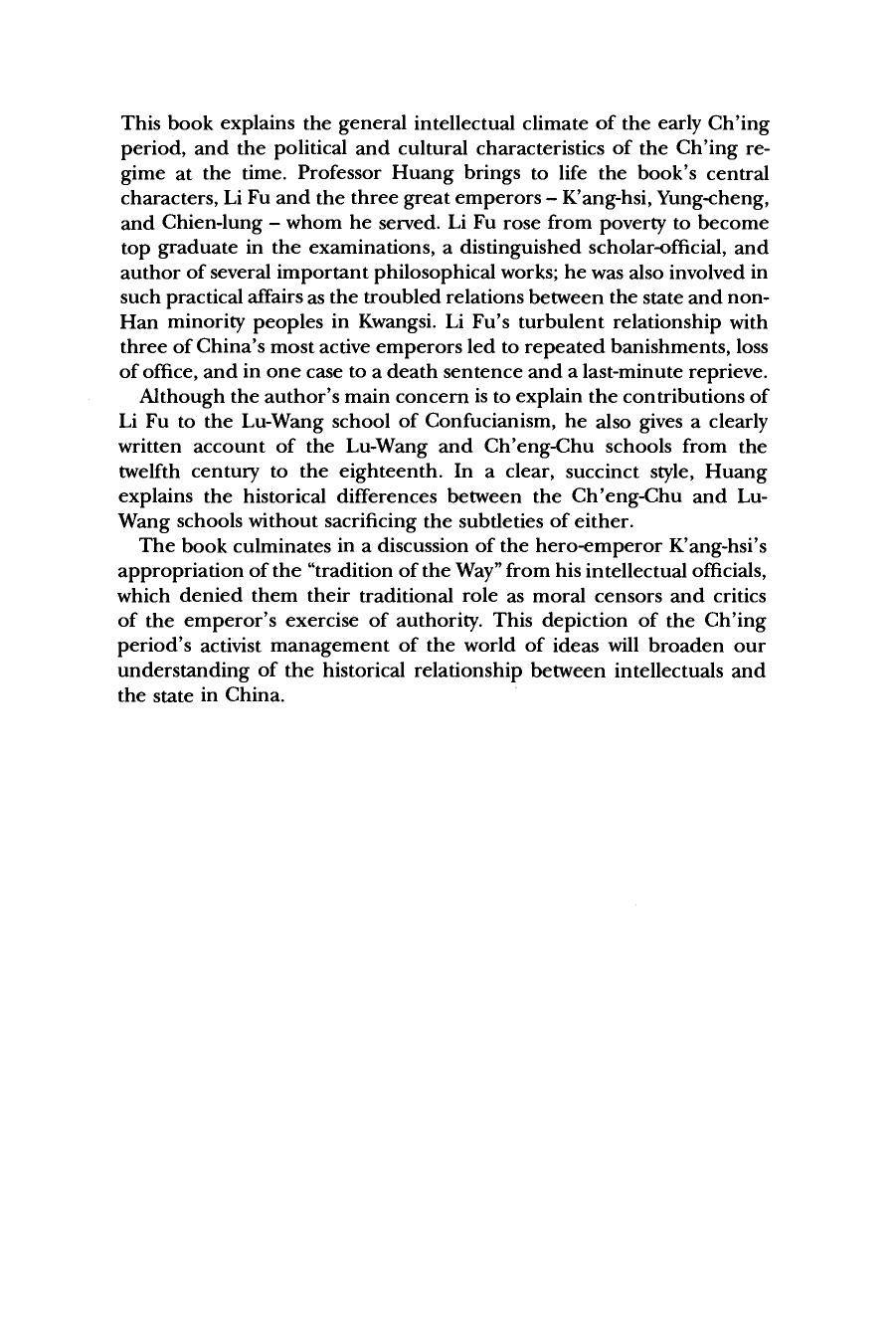 Philosophy, Philology, and Politics in Eighteenth-Century China by Unknow