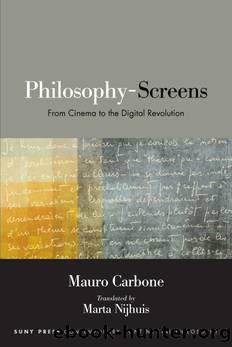 Philosophy-Screens by Mauro Carbone;