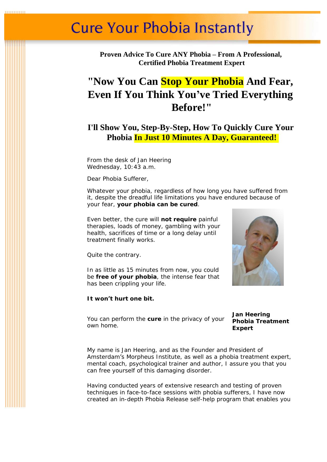 Phobia Release Program. by Best of Kuszter's Collection