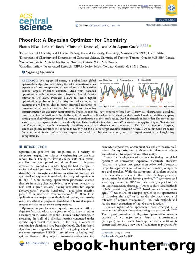 Phoenics: A Bayesian Optimizer for Chemistry by unknow