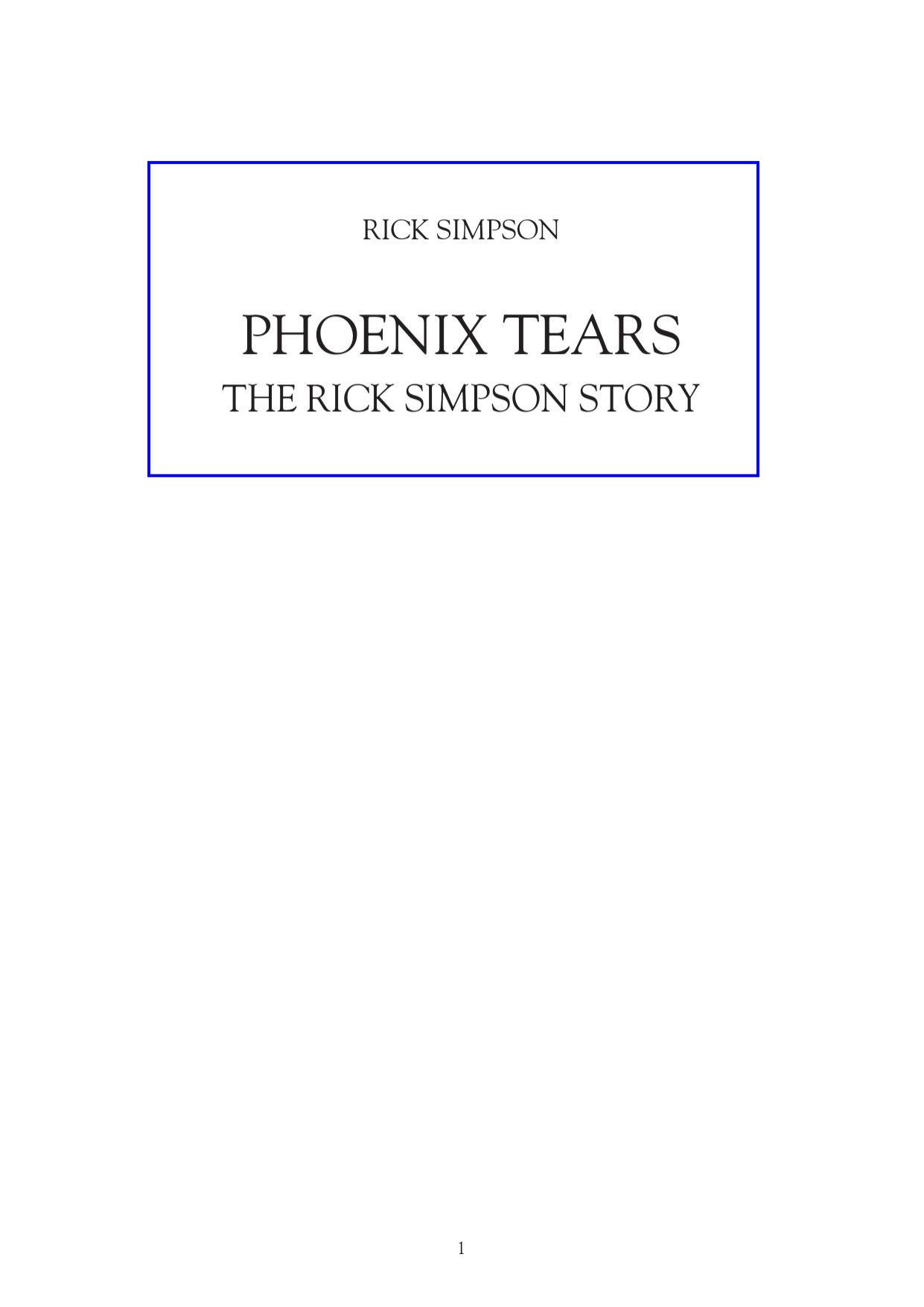 Phoenix Tears - The Rick Simpson Story (pdf) by roflcopter2110
