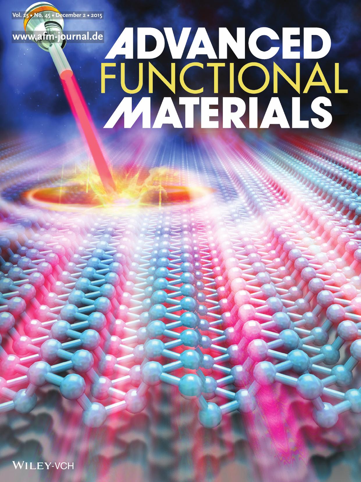 Phosphorene: From Black Phosphorus to Phosphorene: Basic Solvent Exfoliation, Evolution of Raman Scattering, and Applications to Ultrafast Photonics (Adv. Funct. Mater. 45/2015) by Unknown