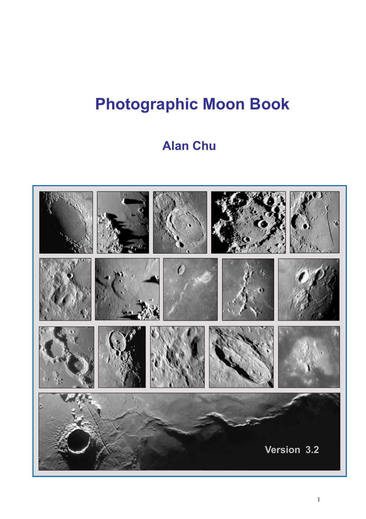 Photographic Moon Book V3.2 [Lunar Atlas] by A. Chu