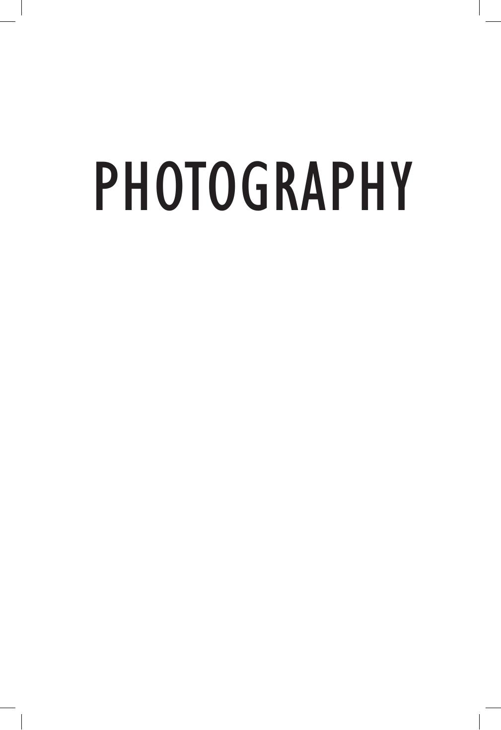 Photography: The Key Concepts by David Bate