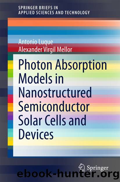 Photon Absorption Models in Nanostructured Semiconductor Solar Cells and Devices by Antonio Luque & Alexander Virgil Mellor