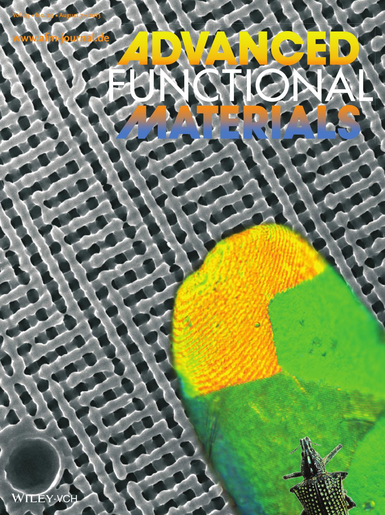 Photonic Crystals: Extreme Optical Properties Tuned Through Phase Substitution in a Structurally Optimized Biological Photonic Polycrystal (Adv. Funct. Mater. 292013) by paccess2