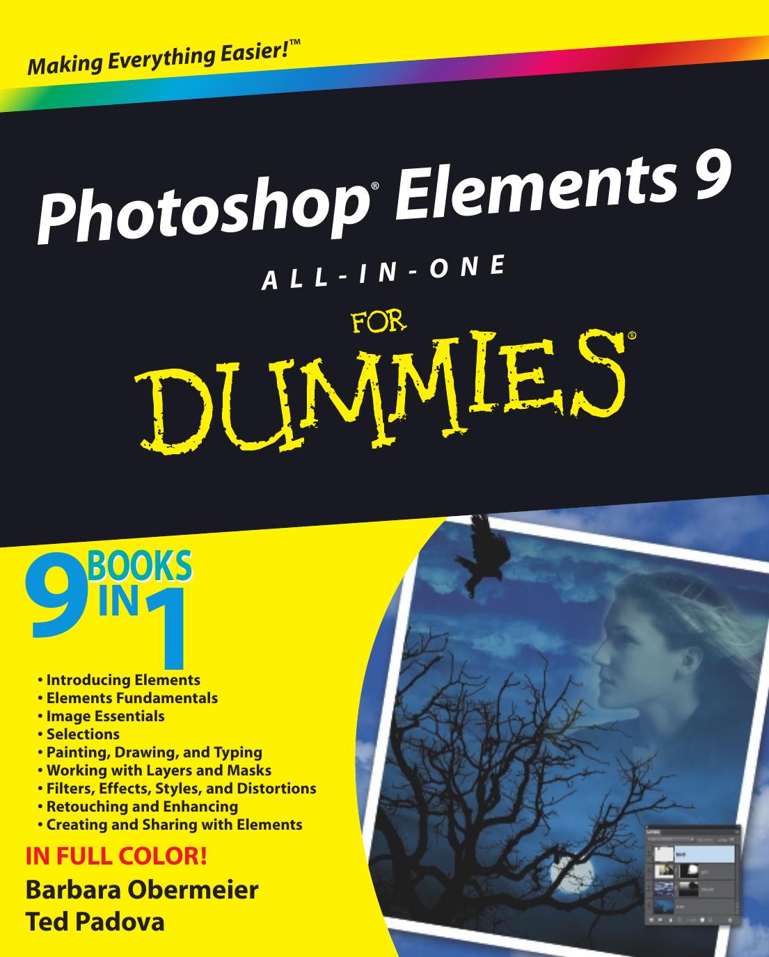 Photoshop Elements 9 All-in-One For Dummies by Barbara Obermeier Ted Padova