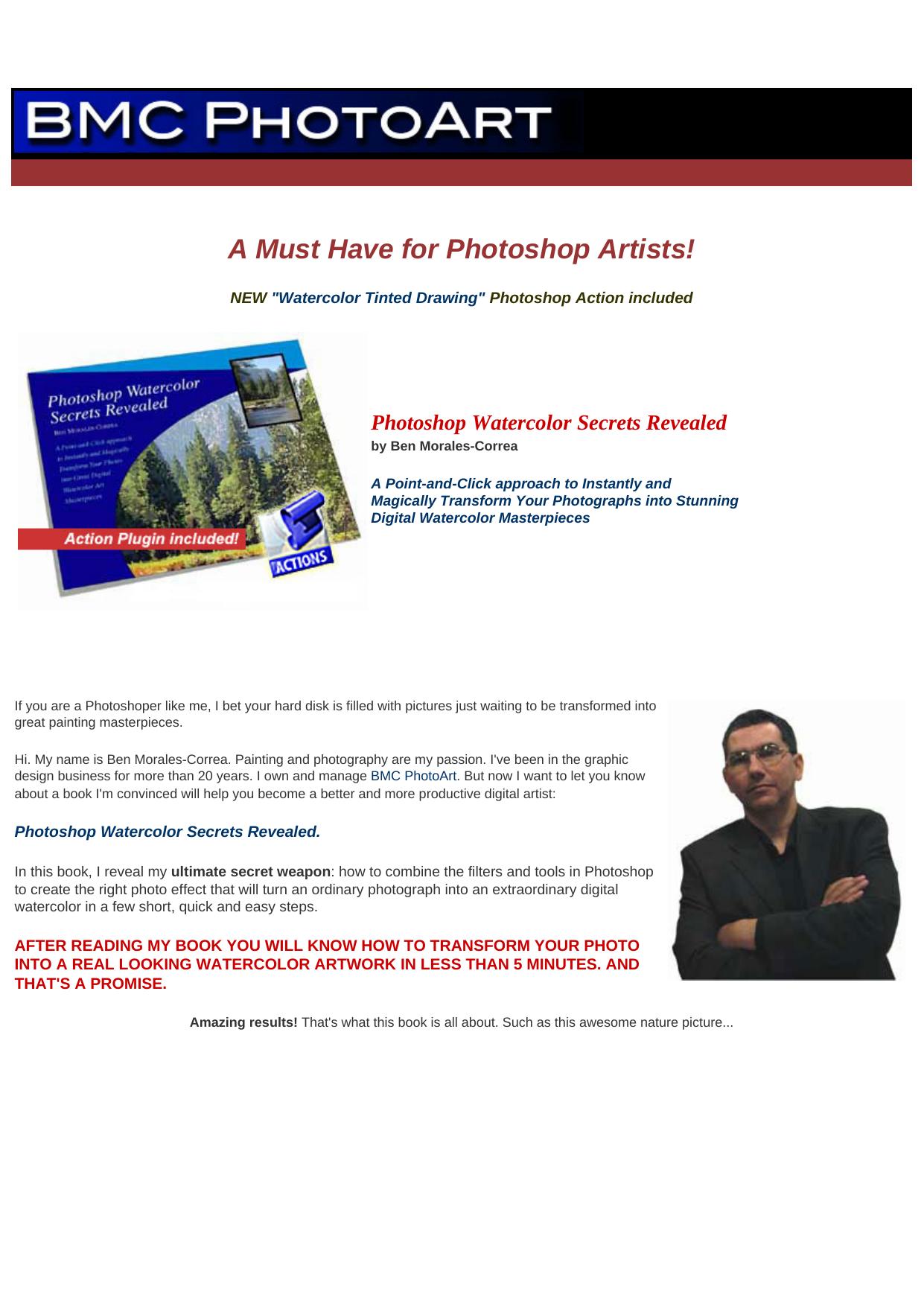 Photoshop Watercolor Secrets Revealed. by Best of Kuszter's Collection