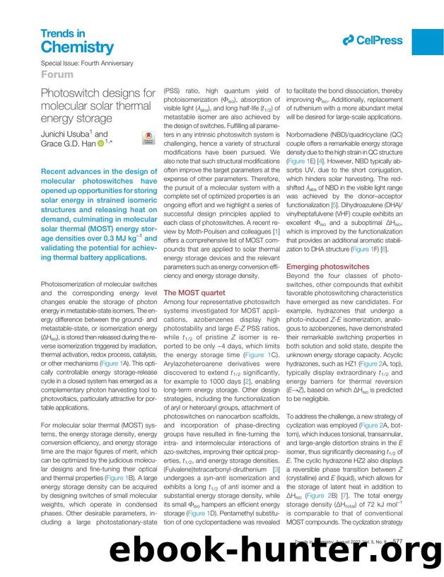 Photoswitch designs for molecular solar thermal energy storage by Junichi Usuba & Grace G.D. Han