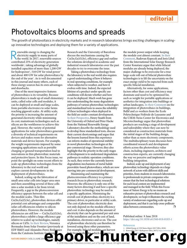 Photovoltaics blooms and spreads by Unknown