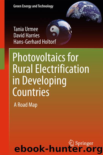 Photovoltaics for Rural Electrification in Developing Countries by Tania Urmee David Harries & Hans-Gerhard Holtorf