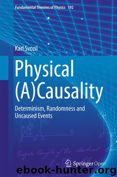 Physical (A)Causality by Karl Svozil